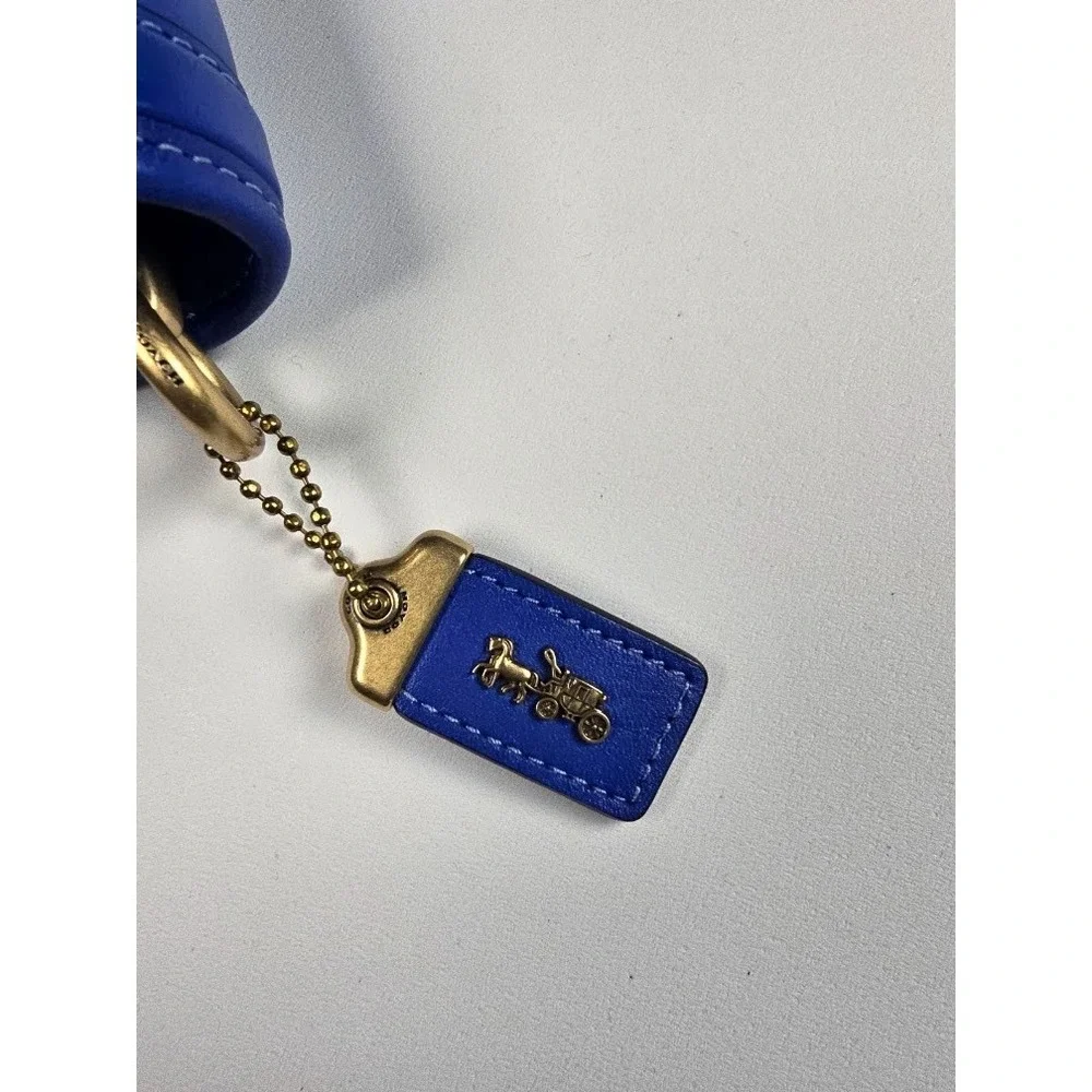 Vintage Coach Blue Leather Purse